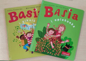 dwie książki Basia