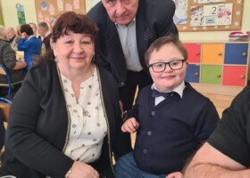Babcia dziadek i wnuczek